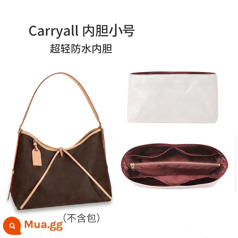 Xưởng thủ công Túi lót Carryall thích hợp cho túi chuyển đổi nhỏ LV Túi cỡ trung hỗ trợ lưu trữ Lớp lót chống biến dạng - Carryall [Nhỏ] (Trắng) Siêu Nhẹ Chống Thấm Nước