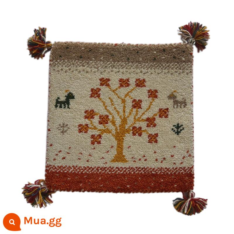 Phong cách trang trí Bắc Âu theo phong cách Ba Tư Gabbeh Wool Handmade Ấn Độ nhỏ chăn nhỏ dễ thương Máy tính để bàn trang trí màu sắc - 09