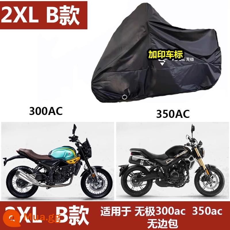 Thích hợp cho Loncin Promise 250rr xe bọc đầu máy xe che SR150GT chống nắng mưa 500ds xe đua 525 - 2XL Mẫu B 300AC 350