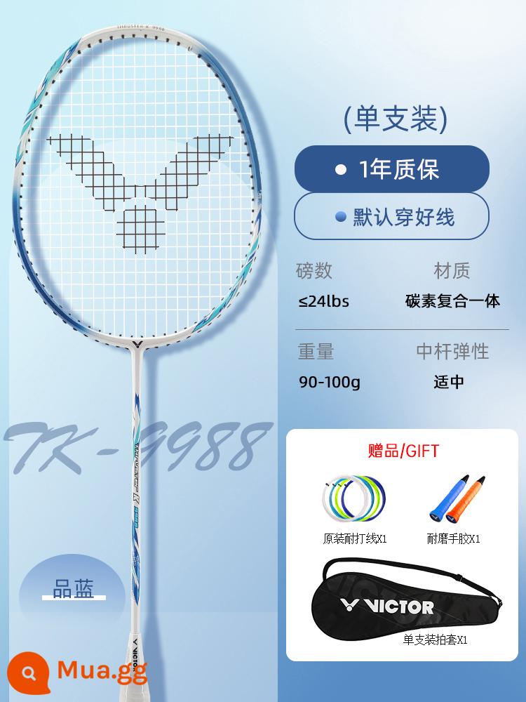 Vợt Cầu Lông Victor Victory Đánh Đơn Đánh Đôi Chính Hãng Challenger 9500 Victor Hammer Full Carbon Siêu Nhẹ Vợt - [Carbon composite 1 mảnh] TK-9988 Y xanh hoàng gia