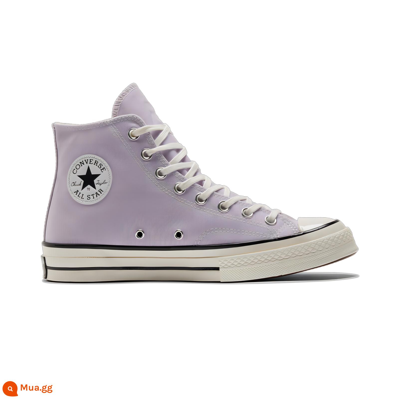 CONVERSE Converse official 1970S classic giày canvas nam nữ ống cao màu tím hoa cà A02754C - Tử đinh hương/A02754C