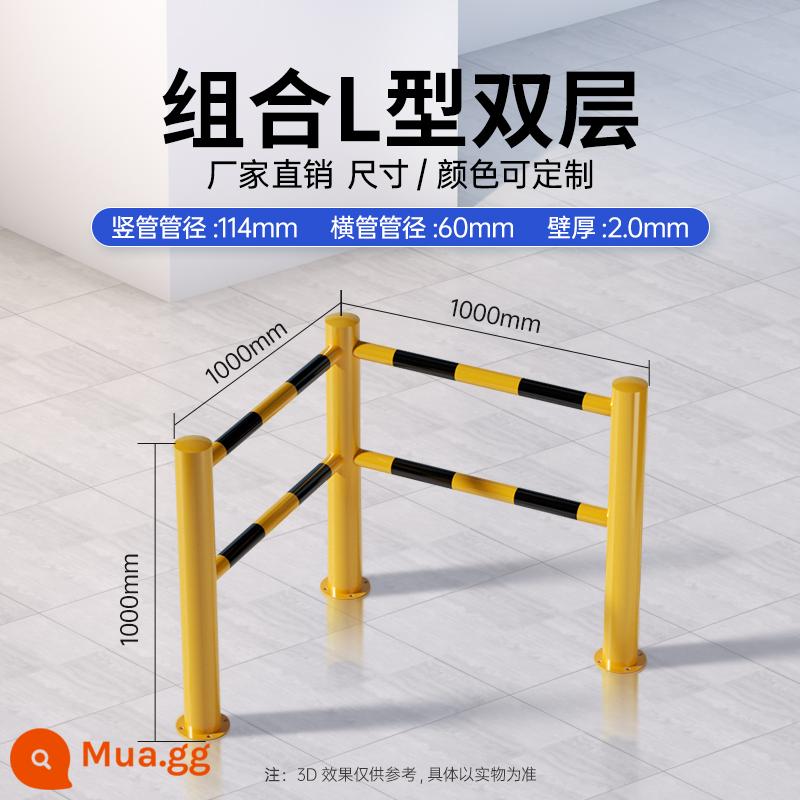 Khối xe bằng thép M -Shaped Fence Hàng rào U CALCISION RAILING SPOARN - Cặp đục lỗ hình chữ L 2 lớp 1m*1m