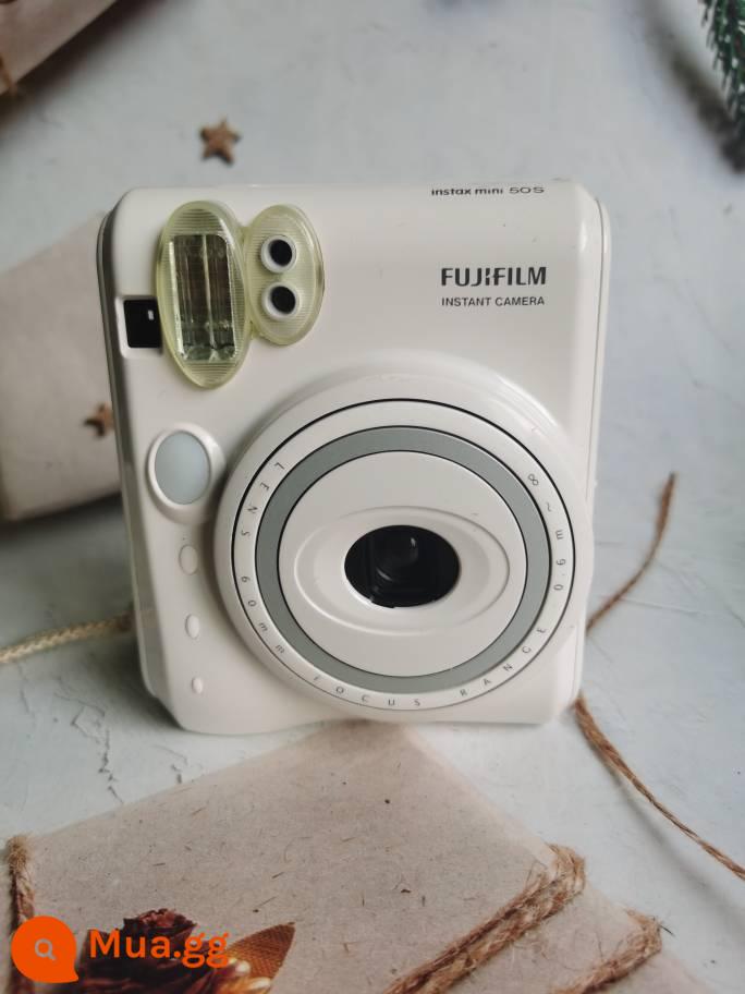 Máy ảnh chụp ảnh một lần Fuji Polaroid mini7s 7c 8 25 9 11 210 50S 90 - MINI 50s màu trắng tinh khiết