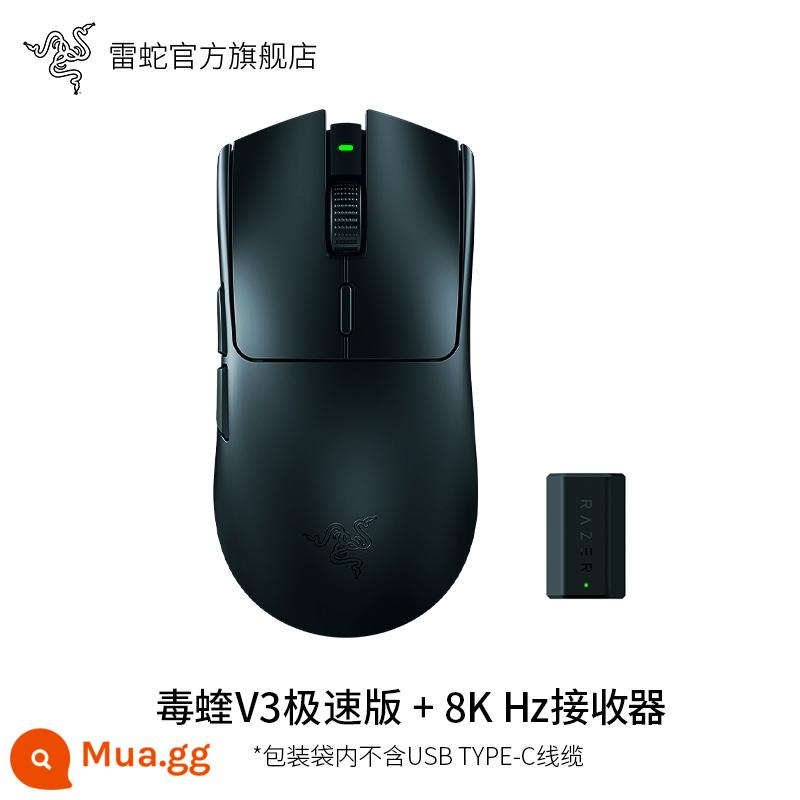 Chuột chơi game thể thao điện tử nhẹ không dây Razer V3 Extreme Edition 2.4G - Poison Viper V3 Speedy Edition (đi kèm pin nhẹ) + đầu thu 8000Hz