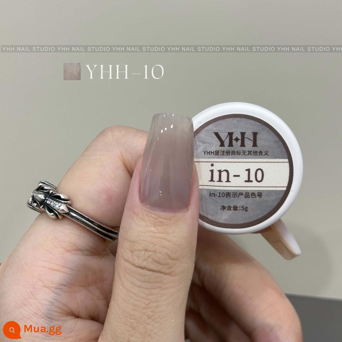 Sản phẩm mới của YHH Yinghe keo INS 2.0 lon keo dầu giáp 60 màu làm móng tay làm se bán trong suốt đang ra mắt mạnh mẽ - trong-10