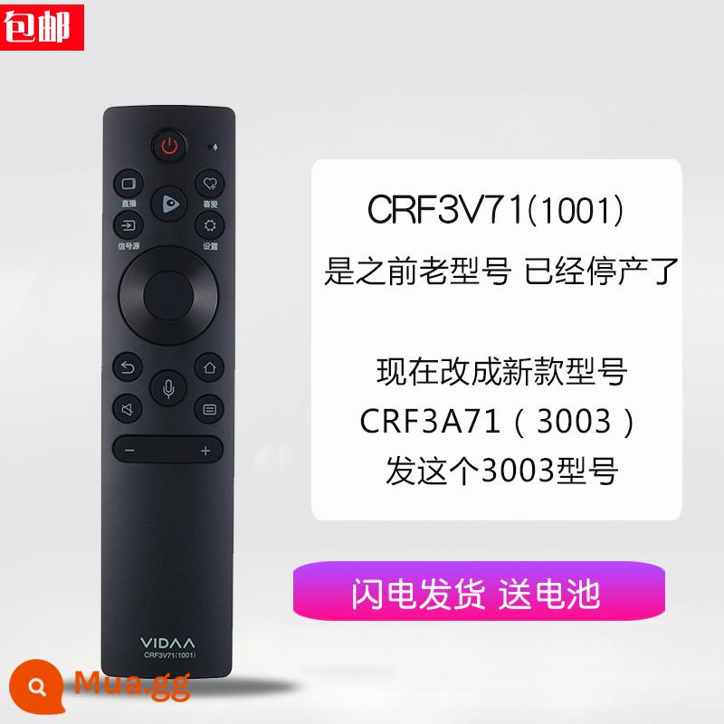 VIDDA Hisense TV Điều Khiển Từ Xa CN3V75 Đa Năng CRF3V71 Ban Đầu 1001 Giọng Nói Bluetooth CN3V17 - Mẫu giọng nói CRF3V71 (1001)