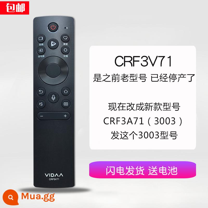 VIDDA Hisense TV Điều Khiển Từ Xa CN3V75 Đa Năng CRF3V71 Ban Đầu 1001 Giọng Nói Bluetooth CN3V17 - Mẫu giọng nói CRF3V71