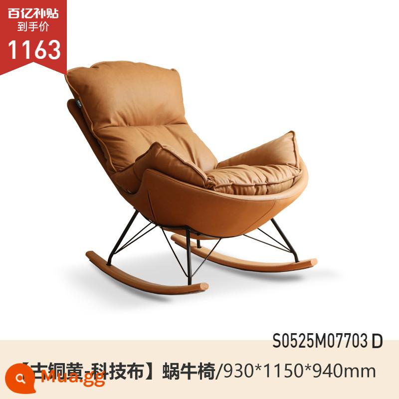 Genji Gỗ Ngôn Ngữ Vải Ốc Ghế Sofa Đơn Ghế Hình Hoa Đính Đá Người Lớn Chống Bẹp Đầu Sofa Lười Ban Công Nhà Giải Trí - Đơn 0,93m (vải kỹ thuật-đồng) (930*1150*940mm) S0525