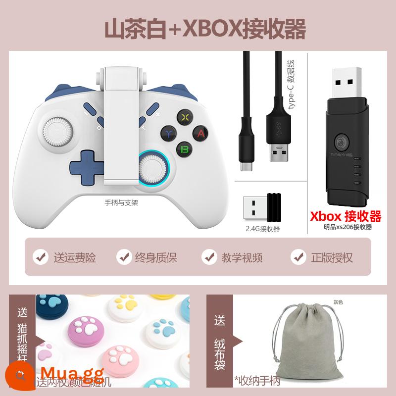 Trò chơi xử lý hỗ trợ PS4 Android Switch Apple IOS Máy tính hơi nước gốc God MFI Snow S820apex - đầu thu màu trắng + xbox