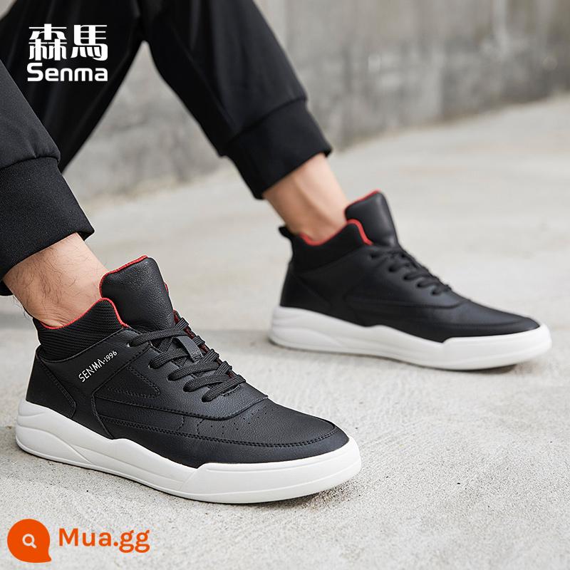 Semir High-Top Giày Nam Hợp Thời Trang Giày Mùa Đông Mới Plus Nhung Ấm Áp Giày Thể Thao Mùa Đông Giày Trắng - bầu trời đêm màu đen