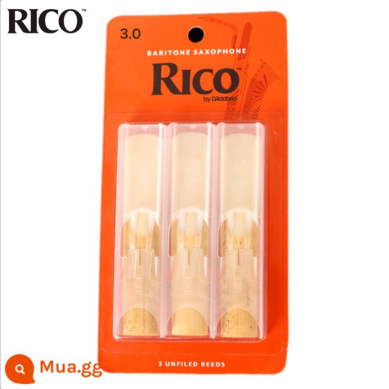 RICO Whistle Hộp Vàng Hộp Cam Barry East Bass Saxophone E-drop 3 cái 10 cái đơn mảnh - Số 3.0 một tấm [ba miếng]