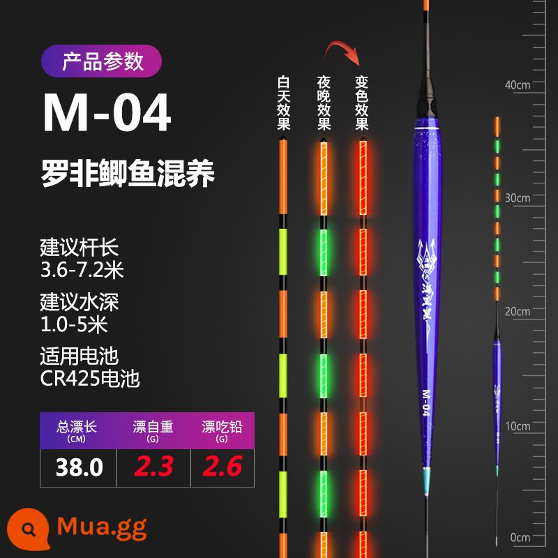 Luo Fei trôi dạt những đêm đặc biệt trôi dạt, Luo Luo trôi dạt, High -feet, Fish Drif - M-04 Nuôi ghép cá rô phi và cá diếc ăn 2,6g chì