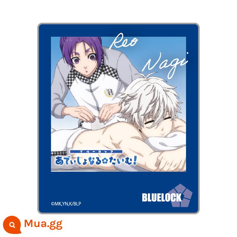 【Mô hình gấu】 Blue Prison Blue Lock Photo Real Card Wind Acrylic Tủ lạnh nam châm đuổi theo thiết bị ngoại vi - Nagi & Reio