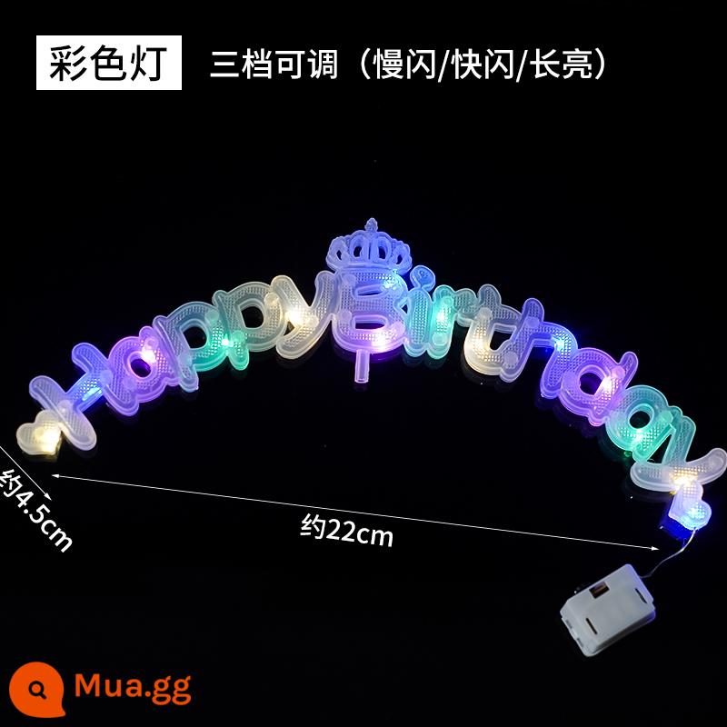 ĐÈN LED Dây Đồng Ánh Sáng Chuỗi Ánh Sáng Nút Pin Ánh Sáng Chuỗi Ánh Sáng Làm Bánh Trang Trí Sắp Xếp Sáng Tạo Trang Trí Bánh Hâm Nóng Ánh Sáng - dấu hiệu ánh sáng chúc mừng sinh nhật bằng màu tiếng anh