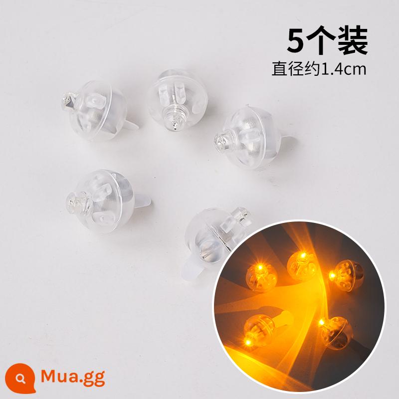 ĐÈN LED Dây Đồng Ánh Sáng Chuỗi Ánh Sáng Nút Pin Ánh Sáng Chuỗi Ánh Sáng Làm Bánh Trang Trí Sắp Xếp Sáng Tạo Trang Trí Bánh Hâm Nóng Ánh Sáng - Đèn nhỏ 5 gói