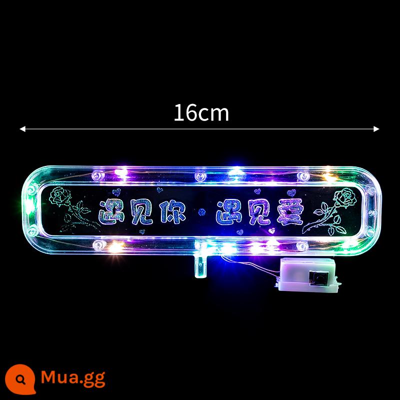 ĐÈN LED Dây Đồng Ánh Sáng Chuỗi Ánh Sáng Nút Pin Ánh Sáng Chuỗi Ánh Sáng Làm Bánh Trang Trí Sắp Xếp Sáng Tạo Trang Trí Bánh Hâm Nóng Ánh Sáng - Kaki đậm Gặp gỡ màu tình yêu