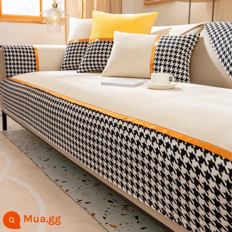 Sofa đệm bốn mùa đa năng đệm nhẹ sang trọng hiện đại bọc sofa cao cấp 2022 sofa mới khăn trải vải tùy chỉnh - Shuyi-Mibai