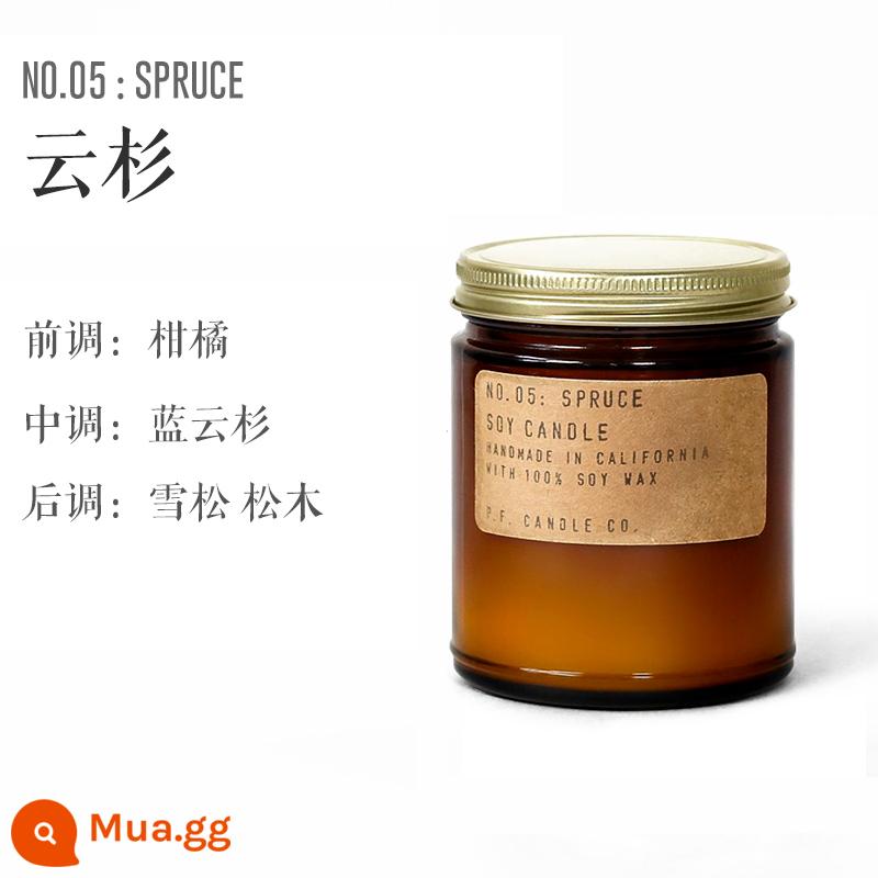 nến thơm pfcandle pf trong nhà hương thơm lâu dài P.F.CANDLE CO bluebox quà tặng sinh nhật - Spruce-Autumn Phiên Bản Giới Hạn 204g