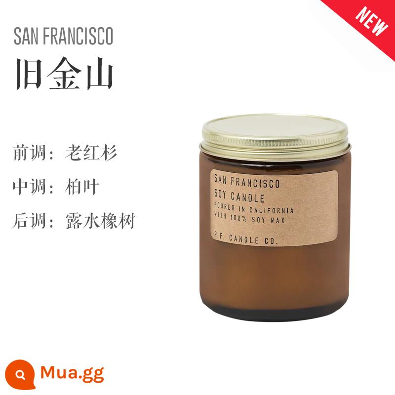 nến thơm pfcandle pf trong nhà hương thơm lâu dài P.F.CANDLE CO bluebox quà tặng sinh nhật - Dòng San Francisco-204g-California