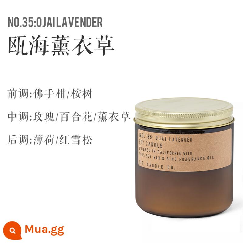 nến thơm pfcandle pf trong nhà hương thơm lâu dài P.F.CANDLE CO bluebox quà tặng sinh nhật - N035.Oải hương Âu Hải 354g