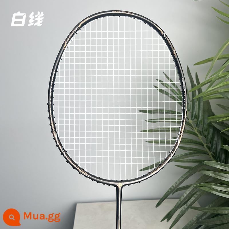 Vợt cầu lông Xunfeng K520 phiên bản nâng cấp pro 4U sợi carbon siêu nhẹ Kumpoo Xunfeng vợt đơn và đôi chính hãng - Mẫu cơ bản chụp đen K520 [Đường trắng]