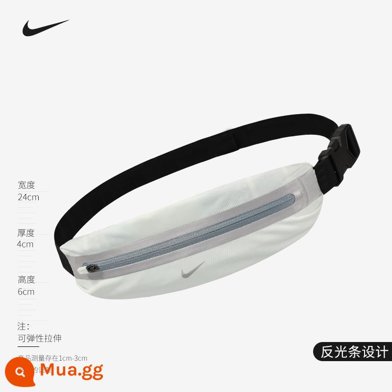 Nike Nike Sports Running Pocket Trọng lượng nhẹ Phụ kiện nam và nữ Key Change Túi nhỏ Túi điện thoại di động DR5199 - Trắng xanh DR5199-324