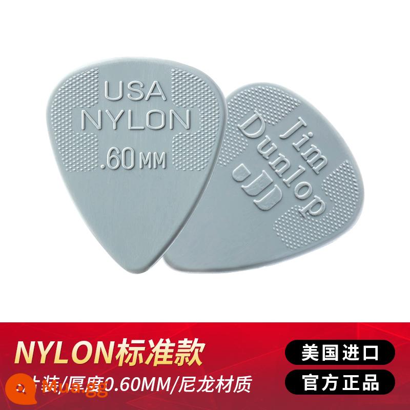 Gắp đàn Dunlop nhiều mảnh chính hãng Đàn guitar điện Dunlop gắp đàn lò xo chống trượt cao cấp nylon gắp ngón tay cái - 0,60mm * 3 miếng