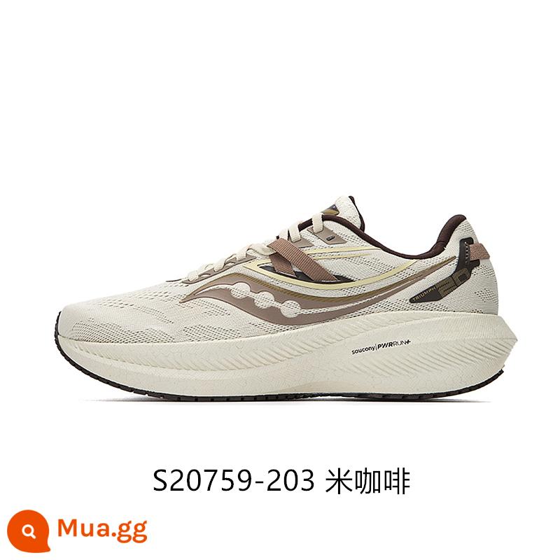 Saucony Saucony giày chạy bộ mới TRIUMPH Victory 20 đệm giày thể thao giày chạy bộ thoáng khí - S20759-203 Cà phê gạo [Phong cách Unisex]