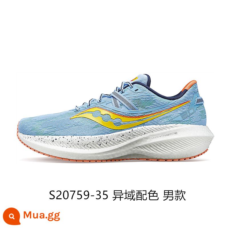 Saucony Saucony giày chạy bộ mới TRIUMPH Victory 20 đệm giày thể thao giày chạy bộ thoáng khí - S20759-35 màu kỳ lạ [nam]