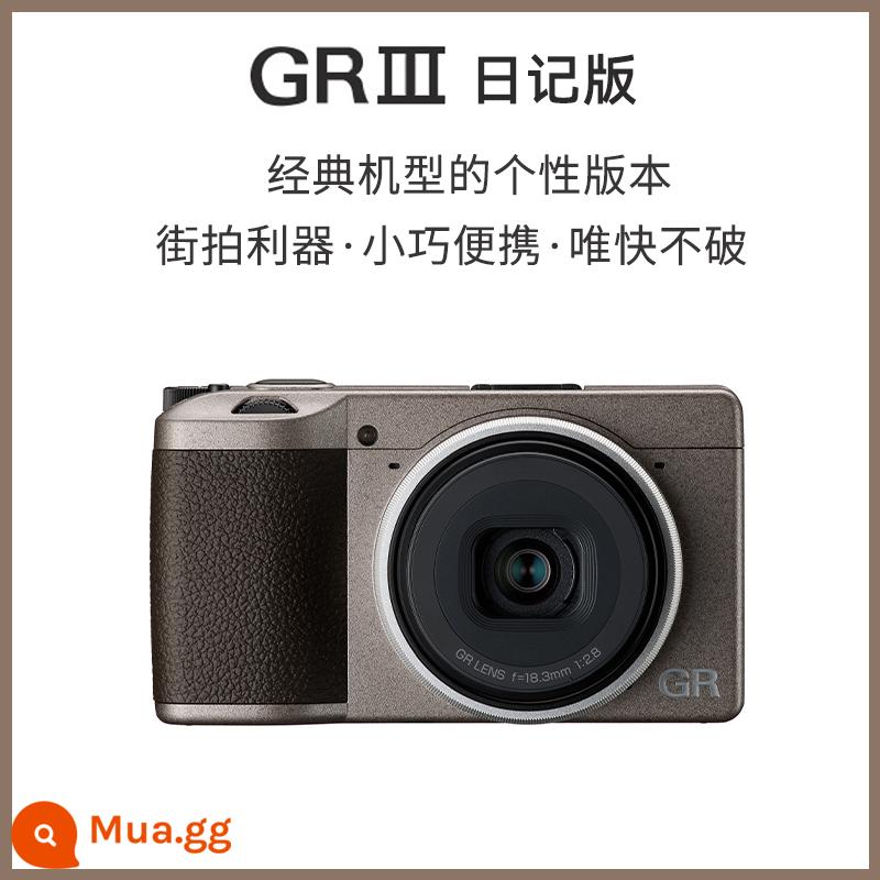 Máy ảnh kỹ thuật số Ricoh gr3 GR2 phiên bản nâng cấp Máy ảnh GR3x phiên bản chụp đường phố máy ảnh một mắt micro một mắt sinh viên du lịch HD - GR3 Grey Diary phiên bản độc lập [Ngân hàng quốc gia mới] sẽ được xuất xưởng trong cùng ngày, tư vấn sẽ gửi nguồn điện dự phòng.