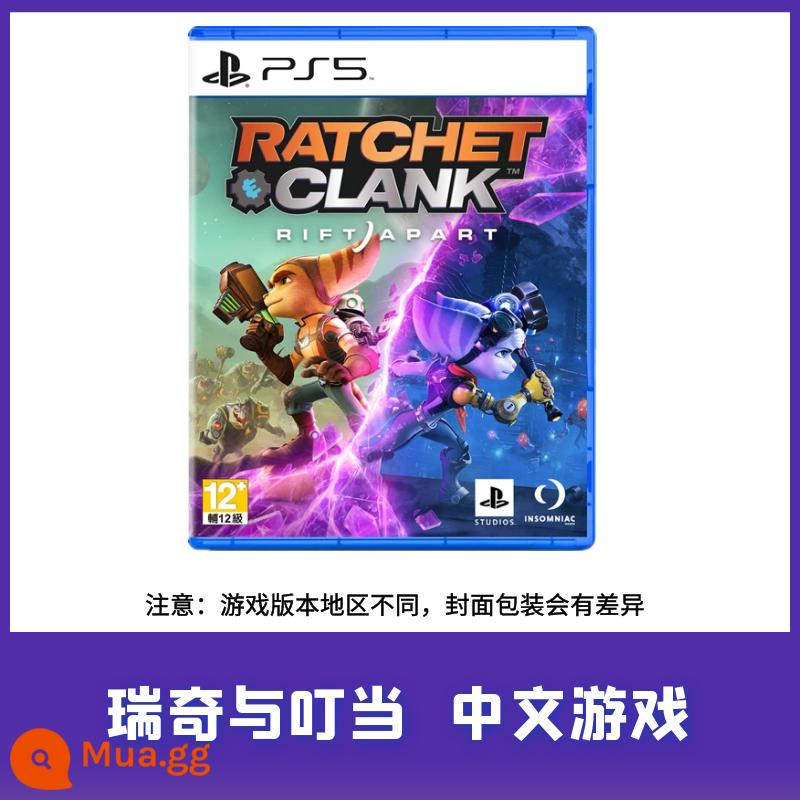 Giao ngay Shunfeng miễn phí vận chuyển trò chơi PS5 Ricky và Ding Dong crack cắt chia thời gian và không gian crack Trung Quốc - PS5 Ratchet and Clank (bản đóng hộp chính hãng)