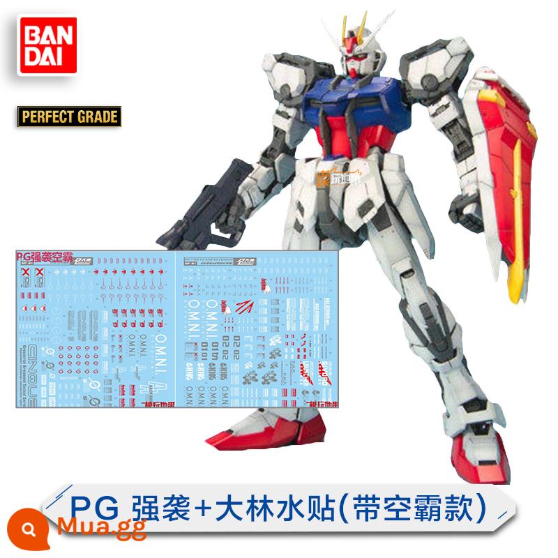 Spot Bandai PG SEED 1 60 Strike Gundam Strike Mô hình lắp ráp Gundam Gundam - Hình dán PG Assault + Dalin Water