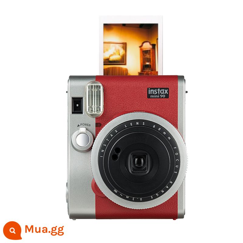 Giá đỡ máy ảnh Polaroid instax mini90 của Fuji với giấy ảnh Polaroid nâng cấp máy ảnh mini40 - màu đỏ