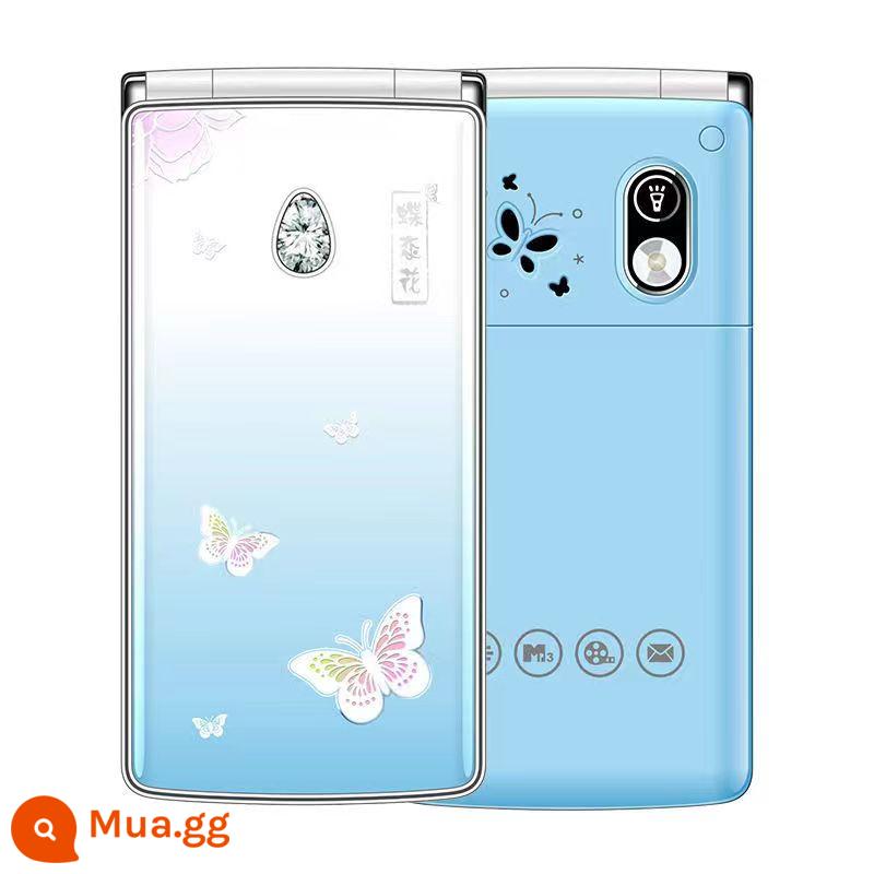 ROTON D520 Full Netcom 4G Flip Cover Viễn Thông Di Động Người Cao Tuổi Máy Thời Trang Nam Nữ Giọng Lớn Điện Thoại Di Động w666 - Màu xanh (tất cả Netcom 4G)