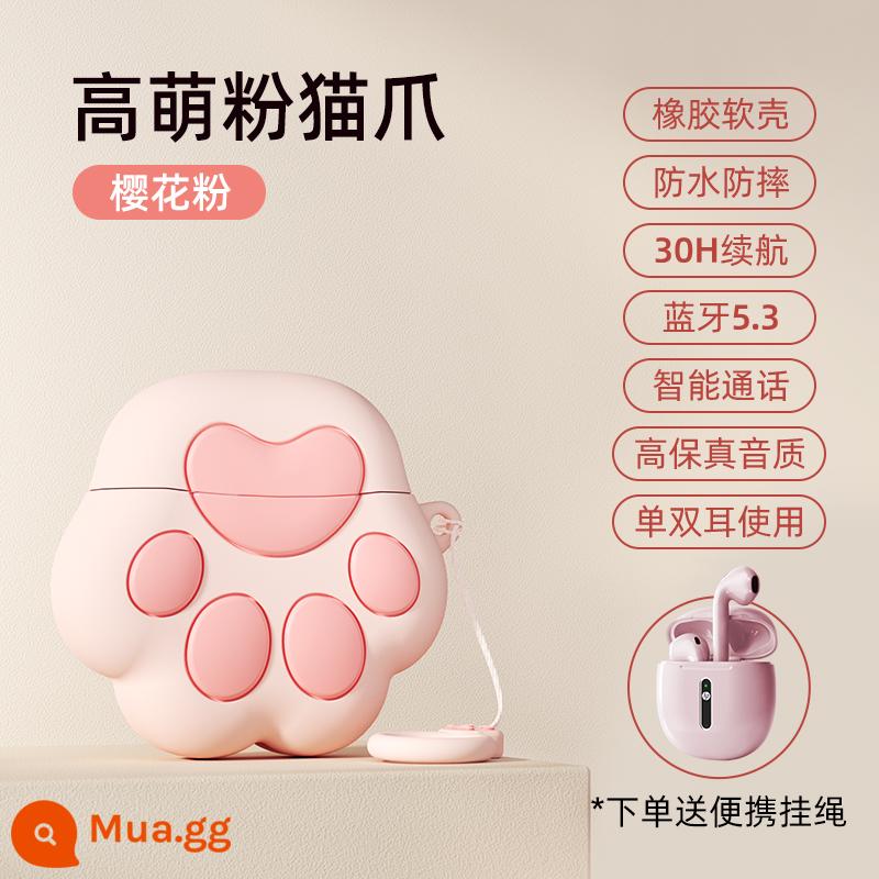 Tai nghe bluetooth không dây HP HP 2023 mới cho tai nghe thể thao bán trong tai Huawei Apple Xiaomi - [Sakura Pink] Móng vuốt mèo màu hồng