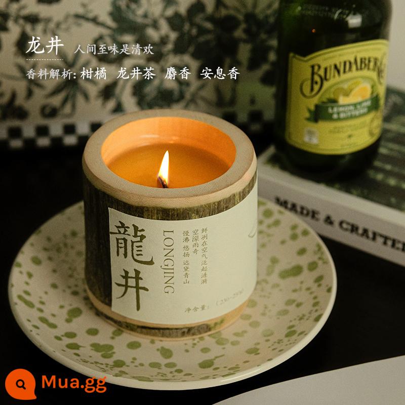 Hộp Quà Nến Thơm "Tre You're Safe" Năm Mới Tre Món Quà Sinh Nhật Niche Osmanthus Hương Thơm Trong Nhà Lâu Dài - Long Tỉnh Hương vị tuyệt vời nhất trên thế giới là niềm vui thuần khiết