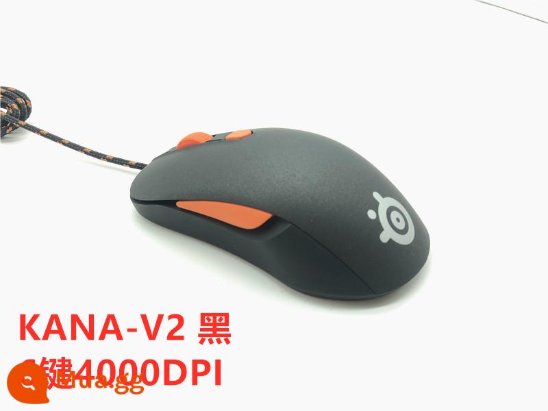 Hàng Chính Thức Hàng Tốt SteelSeries KANA/KINZU V2/V3 Đen/Trắng/Đỏ/Vàng Chuột Game Máy Tính Có Dây - 9-95 KANA-V2 mới màu đen