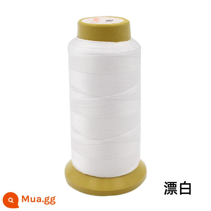 Máy may chủ đề hộ gia đình lớn cuộn da sợi handmade sợi nylon cường độ cao lụa màu sáng sợi tơ jeans sợi dày - Màu tẩy trắng 210-D3