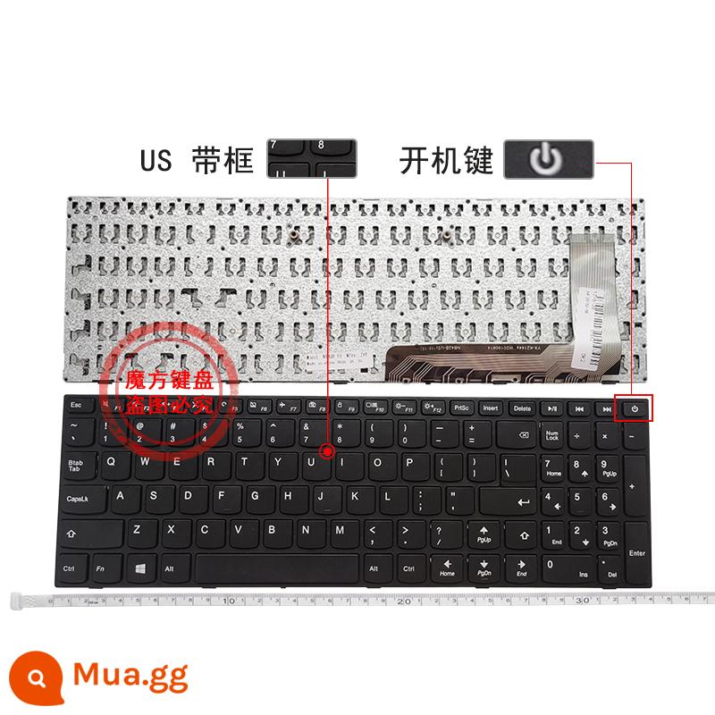 Bàn phím Lenovo 510s-15ise 510S-15ikb Yangtian V310-15ISK V310-15IKB E52-80 - (Mẫu áp dụng/mẫu có khung) (Nút nguồn) [Mới]