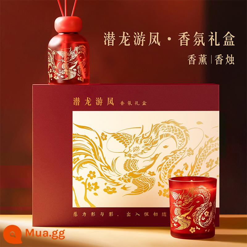 Tử Cấm Thành Taobao Wenchuang Qianlongyoufeng hộp quà hương liệu sinh nhật Năm mới năm hoàng đạo quà cưới cho cặp đôi mới - Càn Long Hữu Phong·Hộp quà tặng nước hoa