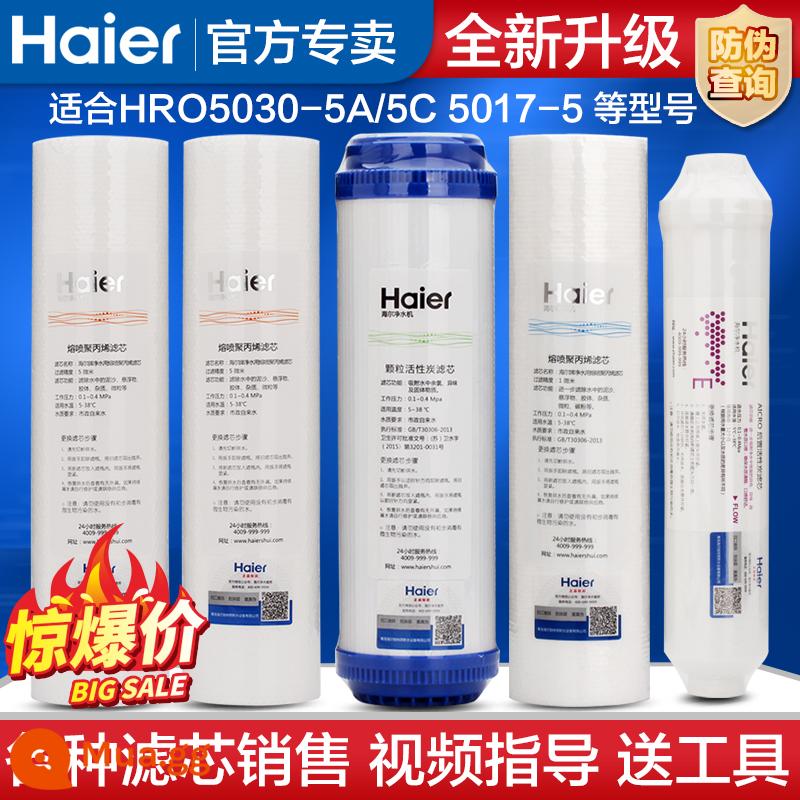 Lõi lọc máy lọc nước Haier HRO5030-5A C 5017 5005 5006 50-DA3 DC3 lõi lọc gốc - AABCE thay thế 1 năm