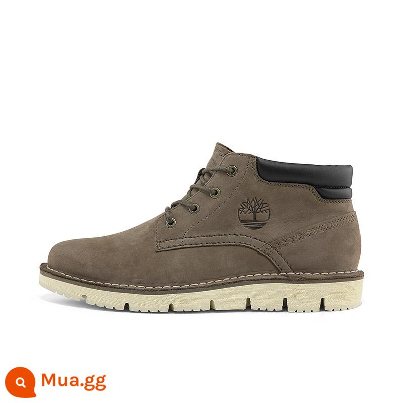 Timberland Giày nam chính hãng Timberland mùa thu đông ngoài trời bốt ống giữa bằng da thoải mái và giản dị | A2BGA - A2BGAW/màu ô liu