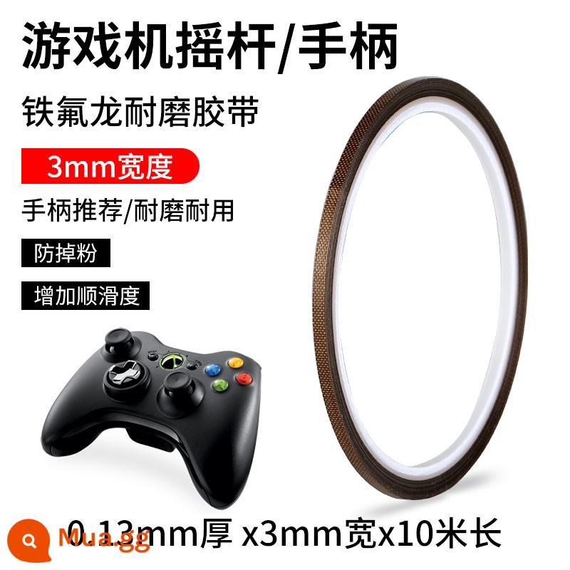 3J730 Băng Teflon chịu nhiệt độ cao bảng mạch cách nhiệt chống nhiệt độ cao chống bỏng cách nhiệt chống cháy chịu mài mòn chịu nhiệt 300 độ máy cắt túi máy hút chân không đóng gói băng vải niêm phong Băng Teflon - Điều khiển từ xa rộng 3 mm x 10 mét/tay cầm