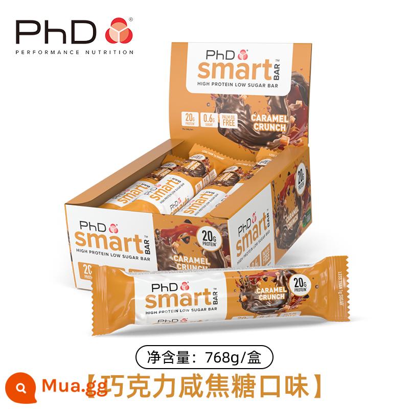 Tiến Sĩ Protein Thanh Mini Thông Minh Di Động Bao Bì Thể Dục Đầy Đủ Bữa Ăn Thanh Thay Thế Thanh Năng Lượng Lượng Calo Thấp 0 Chất Béo Bữa Ăn Thay Thế - Caramel mặn sô cô la [Dành riêng cho lựa chọn Dazhi]