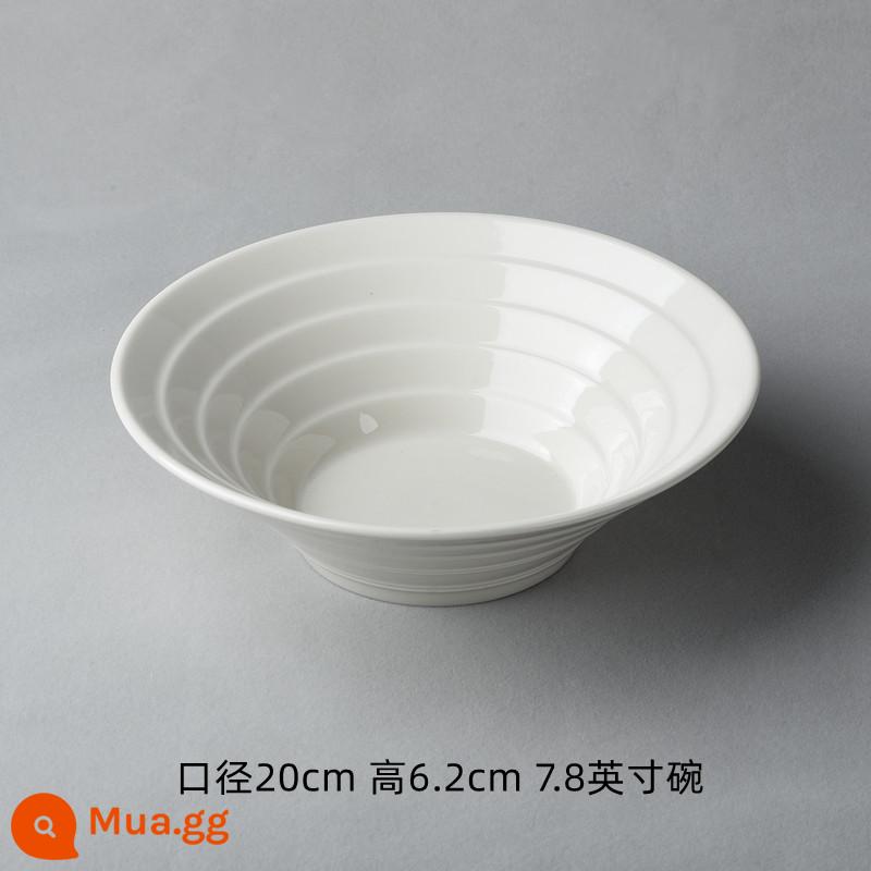 Nghệ sĩ 8 inch cá tính Bộ đồ ăn Nhật Bản đĩa phương Tây sáng tạo đĩa sứ hộ gia đình đĩa tròn bít tết đĩa đĩa ăn tối - hoa hồng đỏ 78