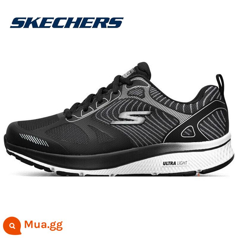 Cửa hàng hàng đầu của SKECHERS giày chạy bộ giày nữ mùa xuân và mùa thu 2022 giày tập lưới mới giày thể thao nhẹ 128272 - 128272/BKSL (ảnh chính)