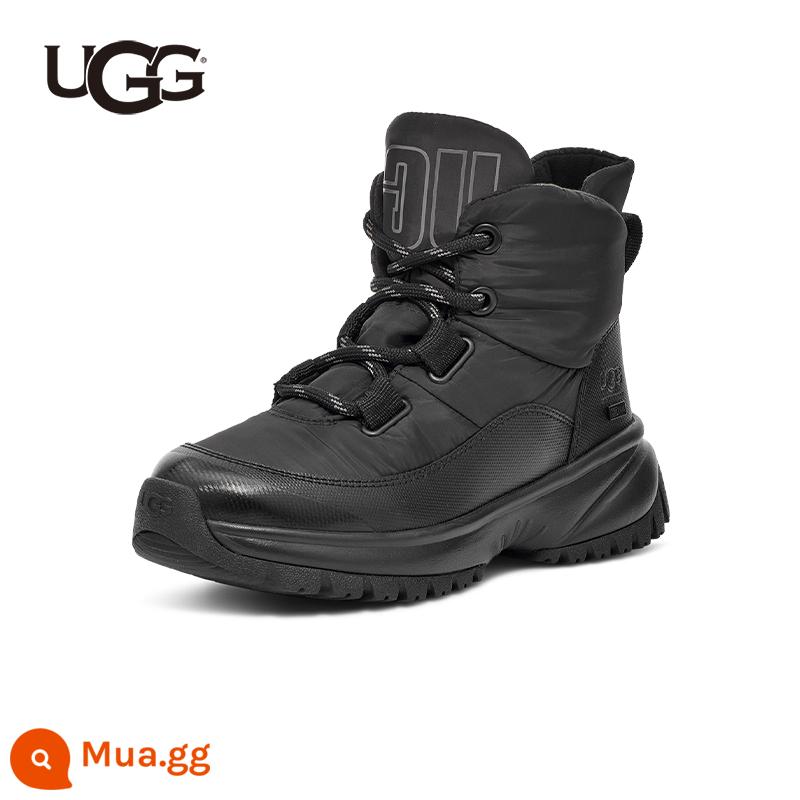 UGG2023 Giày bốt cổ ngắn mũi tròn đế dày thời trang giản dị và thoải mái dành cho nam và nữ 1143844 - BLK | đen