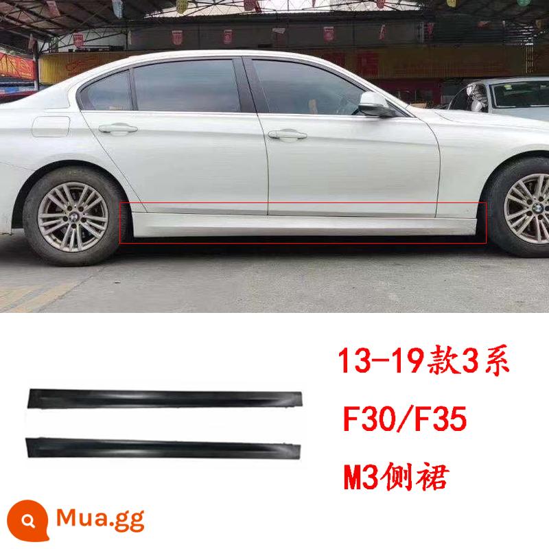 Thích hợp cho XE BMW M3 Vòm M Bộ 3 Series sửa đổi M3 vòm lớn phía trước cản trước F30/F35 ba dòng - Váy bên M3 (an1:1) thu cước