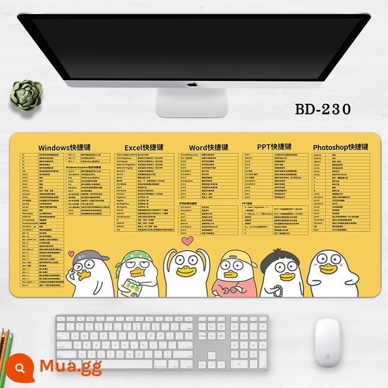 Bàn di chuột quá khổ phím tắt văn phòng Phần mềm Daquan EXCEL bàn phím máy tính pad bàn học sinh pad - BD-230[Windows+Excel+Word+PPT+ps]