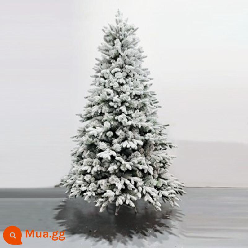 Phiên bản Mỹ của lá thông PE Cây thông Noel cửa sổ sang trọng Cây tuyết được mã hóa Mô phỏng cây thông Noel Cây thông Noel Trang trí Giáng sinh - Phiên bản giả 1,2 mét PE + PVC + kim thông có thể được thêm đèn